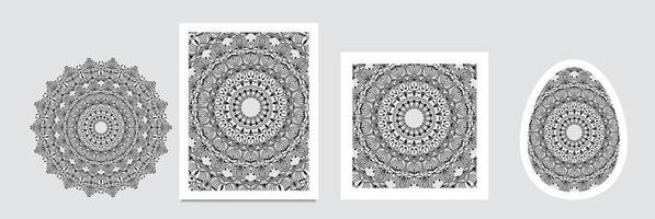 conception de fond de mandala de luxe avec motif de couleur dorée. modèle de mandala ornemental pour la décoration, cartes de mariage, cartes d'invitation vecteur