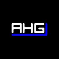 ahg lettre logo design créatif avec graphique vectoriel, ahg logo simple et moderne. vecteur