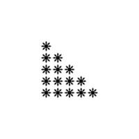 icône d'étoiles de notation. symbole d'étoiles d'évaluation de produit de page Web. note étoiles élément de conception de logo de marque. impression de t-shirts d'étoiles de notation. vecteur pour autocollant.