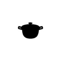 icône de casserole de cuisson. symbole de fond d'affiche de grande vente de restaurant de style simple. élément de conception de logo de marque de casserole de cuisson. impression de t-shirt de casserole de cuisson. vecteur pour autocollant.