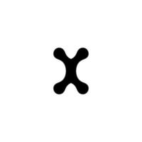 x icône icône. symbole de fond d'affiche de grande vente de style simple. supprimer le bouton. x élément de conception de logo de marque. x impression de t-shirts. vecteur pour autocollant.