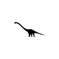 icône de dinosaure. symbole de fond d'affiche de musée de dinosaure de style simple. élément de conception de logo de marque de dinosaure. impression de t-shirt dinosaure. vecteur pour autocollant.