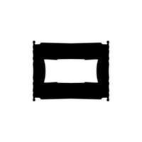 icône de cadre de texte. symbole de fond d'affiche de grande vente de style simple. élément de conception de logo. impression de t-shirts. vecteur pour autocollant.