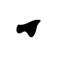 icône de poisson phoque. symbole de fond d'affiche de mer de style simple. élément de conception de logo de marque de poisson-phoque. impression de t-shirt poisson phoque. vecteur pour autocollant.
