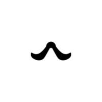 icône de la moustache. symbole d'arrière-plan d'affiche de grande vente de société de bière de style simple. élément de conception de logo de marque de bière. impression de t-shirt moustache. vecteur pour autocollant.