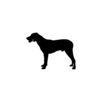 icône de chien. symbole d'arrière-plan d'affiche d'animalerie de style simple. élément de conception de logo de marque de chien. impression de t-shirt pour chien. vecteur pour autocollant.