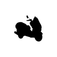 icône de scooter de livraison. livraison de fret de style simple symbole de fond d'affiche de scooter de livraison de grande vente. élément de conception de logo de marque. impression de t-shirt de scooter de livraison. vecteur pour autocollant.