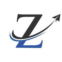 logo de voyage sur le modèle de vecteur lettre z