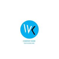 wk texte logo vecteur