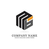 conceptions initiales du logo mb, inspiration du logo créatif mb vecteur