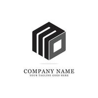 conceptions initiales du logo md, inspiration du logo créatif md vecteur