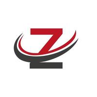 logotype de la lettre initiale z pour l'identité de l'entreprise et de l'entreprise vecteur