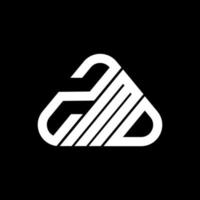 conception créative du logo de lettre zmd avec graphique vectoriel, logo zmd simple et moderne. vecteur