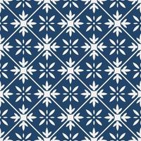 motif delft bleu et blanc vecteur