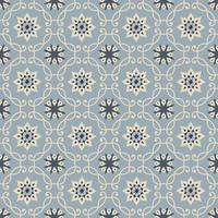 modèle sans couture asiatique abstrait arabesque. texture ornementale de vacances florales. arrière-plan artistique arabe dans le style de mosaïque géométrique orient vecteur