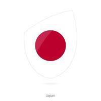 drapeau du japon. vecteur