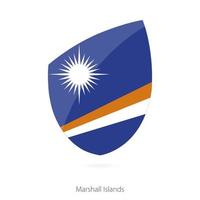 drapeau des îles marshall. vecteur