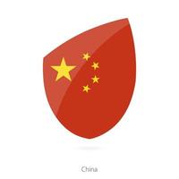 drapeau de la Chine. vecteur