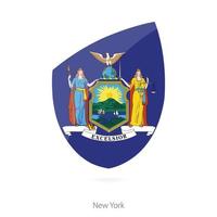 drapeau de new york. vecteur