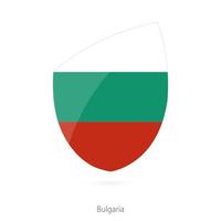 drapeau de la Bulgarie. drapeau bulgare de rugby. vecteur