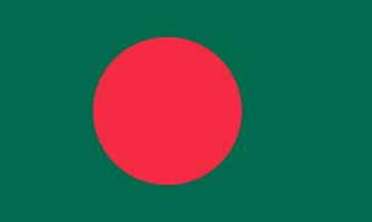 drapeau du bangladesh illustration simple pour le jour de l'indépendance ou l'élection vecteur