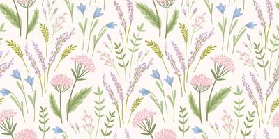 motif floral sans soudure. conception de vecteur pour le papier, la couverture, le tissu, la décoration intérieure et toute autre utilisation