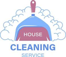 service de ménage, propreté et ordre vecteur