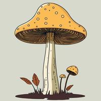 illustration de champignon champignon vecteur