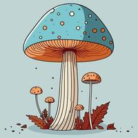 illustration de champignon champignon vecteur