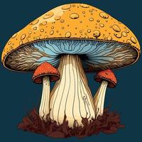 illustration de champignon champignon vecteur