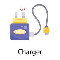 concepts de chargeurs à la mode vecteur