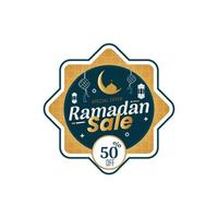 conception de promotion de modèle de bannière de réduction de vente de ramadan pour les entreprises, mois sacré islamique de ramadan kareem. vecteur