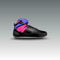 conception de chaussures de course de dragsters avec motif vectoriel de course gravis