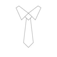 modèle de vecteur de logo de cravate simple