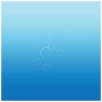 création d'illustration de logo de bulle d'eau vecteur