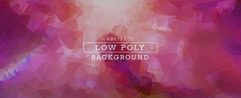 fond abstrait low poly vecteur