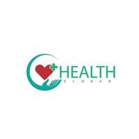 médecin santé symbole de conception de logo médical vecteur