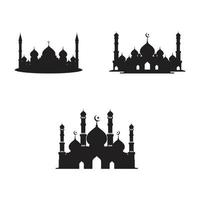 mosquée icône illustration vectorielle vecteur