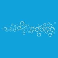 illustration vectorielle de bulle d'eau vecteur