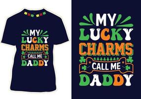 conception de t-shirt de la saint patrick vecteur