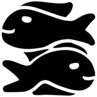 zodiaque des poissons, icônes de thème horoscope, zodiaque et planètes. vecteur