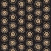 motif floral vintage sans soudure, or sur fond sombre. vecteur