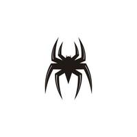 homme araignée insecte arthropode symbole logo design silhouette vecteur