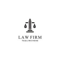 cabinet d'avocats, avocat, création de logo de service d'avocat, vecteur complet de modèle