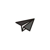 papier avion icône envoyer symbole élément de conception logo modèle vecteur