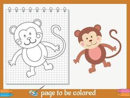 dessins animés à colorier pour les enfants vecteur