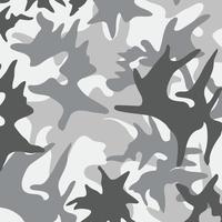 fond militaire de motif de rayures de camouflage abstrait gris blanc adapté au tissu d'impression et à l'emballage vecteur