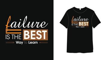 typographie conception de t-shirt citations de motivation vecteur