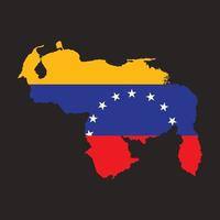 icône de la carte du venezuela vecteur