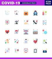 coronavirus 2019ncov covid19 ensemble d'icônes de prévention kit antivirus médical virus coronavirus viral médical 2019nov éléments de conception de vecteur de maladie